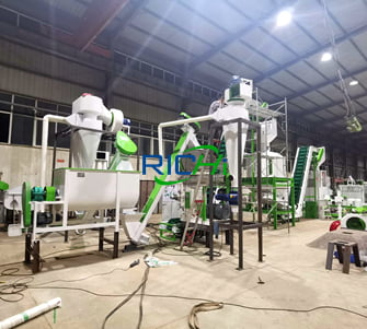 1-3tph corn straw production line