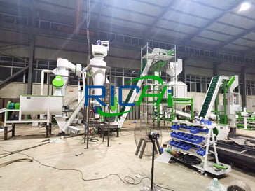 2-2.5TPH Computer Control Wood Pellet Plant For Sale Germany
