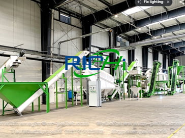 2-3TPH Canada Automatic Wood Pellet Plant