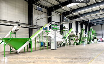 3-5tph alfalfa pellet production line