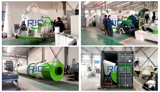 3-5tph alfalfa straw husk pellet production line