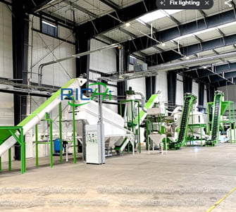 3-5tph straw pellet production line