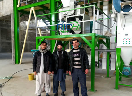 Afghanistan 10tph Animal Feed Mill Equipments