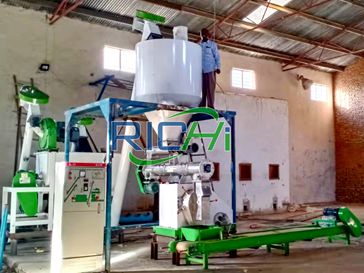 Animal Feed Pellet Production Line In Tanzania