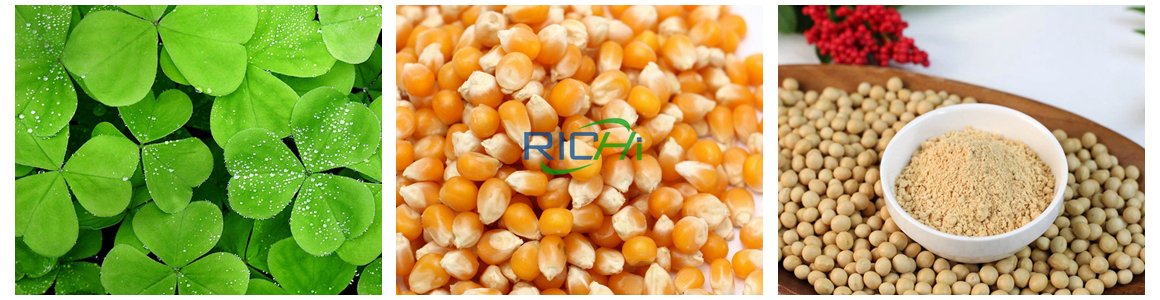 Raw Materials Are Used For Animal Feed Production Of The Animal Feed Production Line