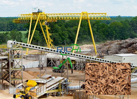 Wood Chips Pellet Making Line For Sale