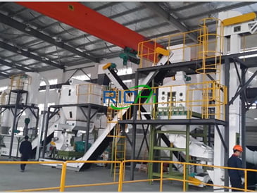 biomass pellet production line