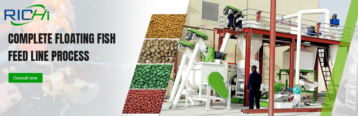complete fish feed production line
