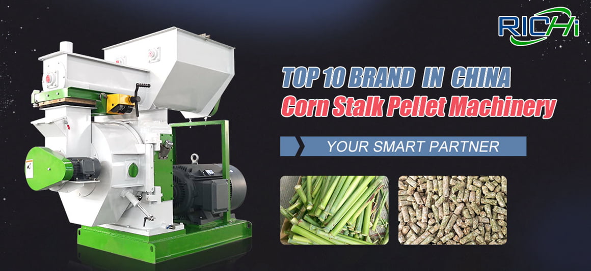 corn stalk pellet machinery