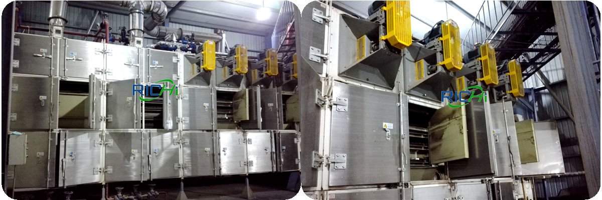 drying process of fish feed production line