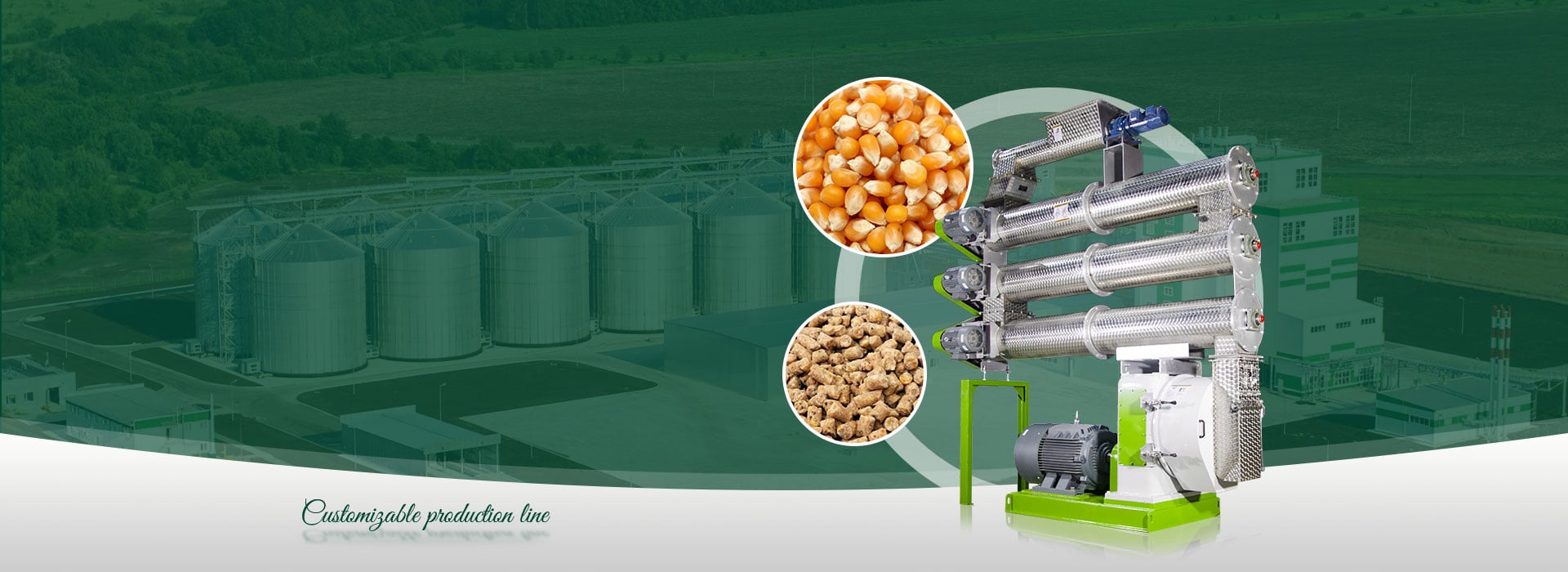 feed processing machinery banner