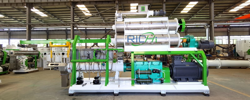 Floating Fish Feed Extruder Machine Applied In The Fish Feed Production Line