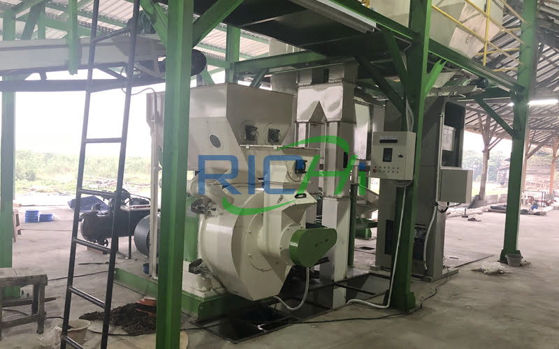 The Cow Manure Fertilizer Pellet Machine For Organic Fertilizer Production Line Project