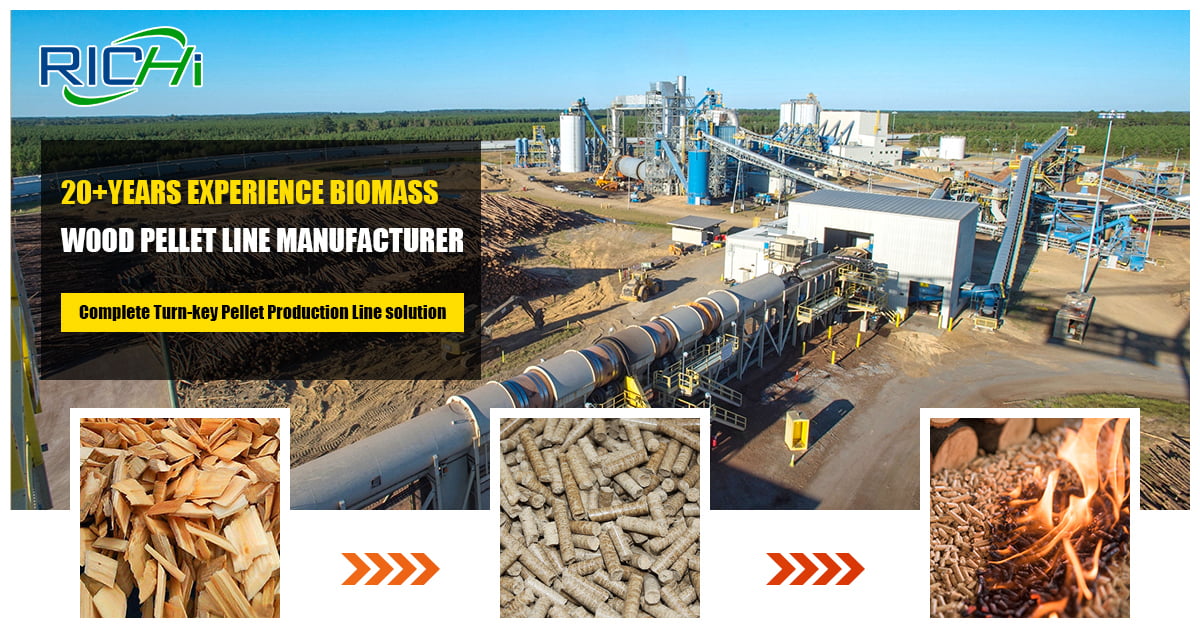 wood pellet production line