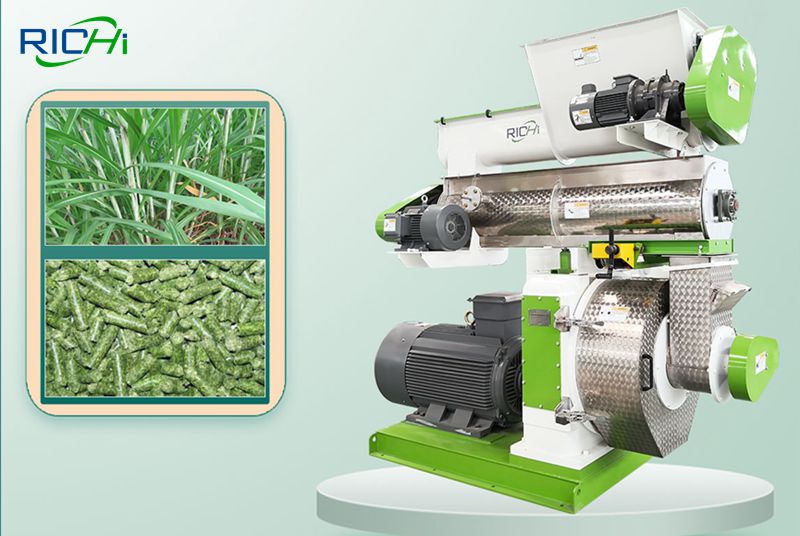 Grass-pellet-mill