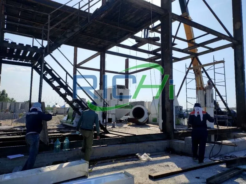 10-15T/H Feed Pellet Press in Uzbekistan