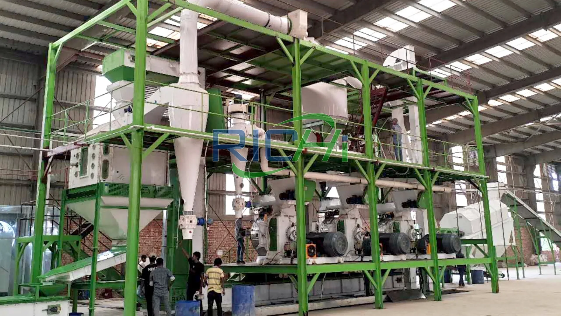 5TH Wood Pellet Production Line In Colombia