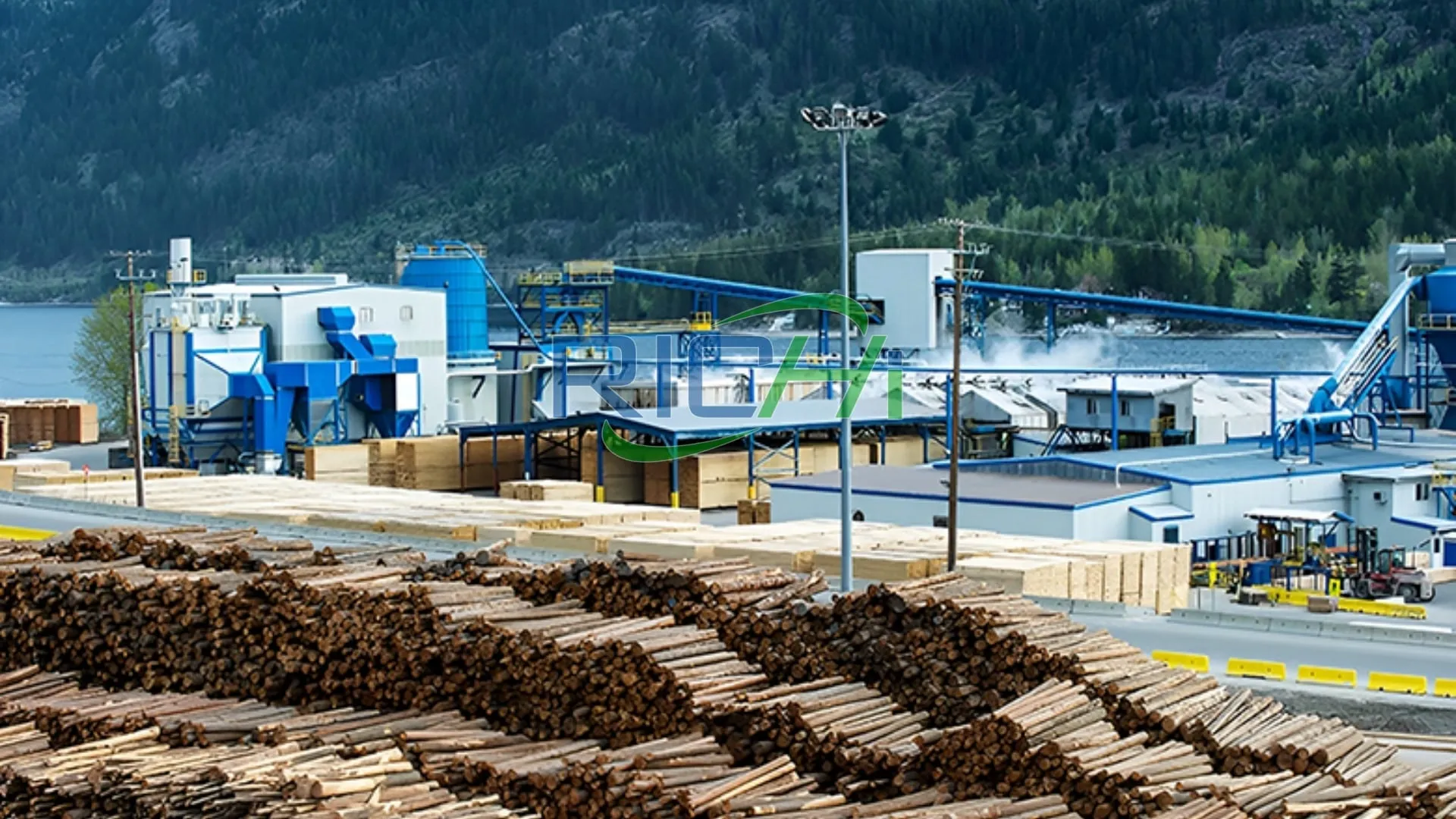 8TH Wood Pellet Production Line in Swedish