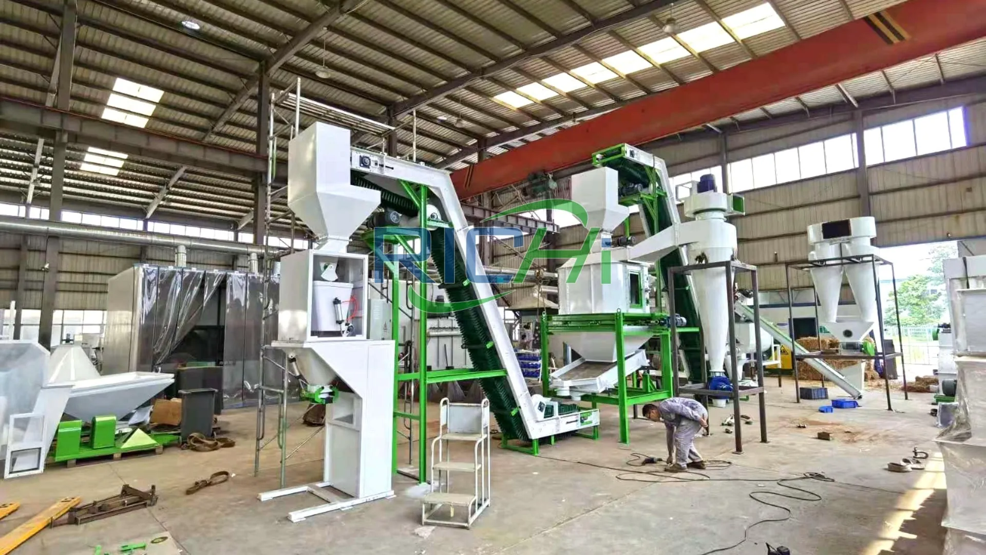 1-2T/h Wood Pellet Production Line
