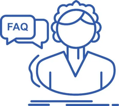 a FAQ icon