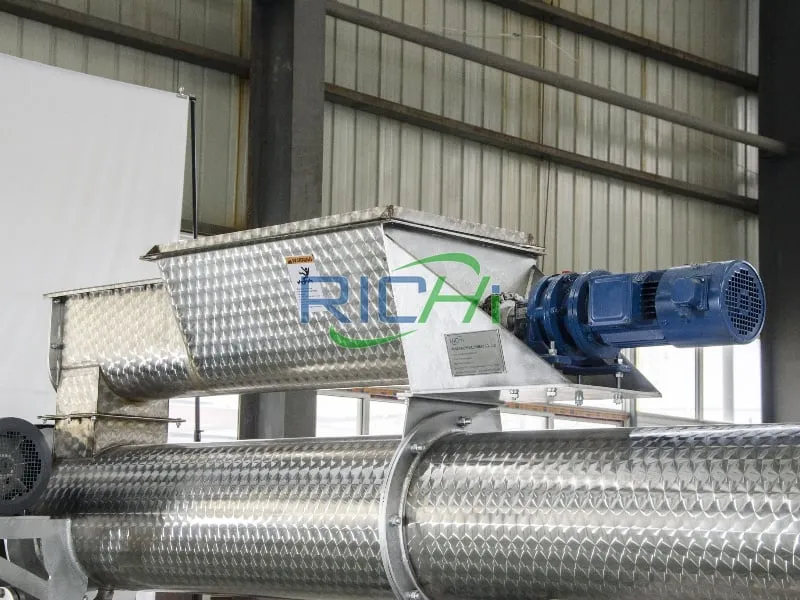 Feeding System of feed pellet press