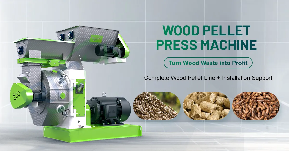 RICHI wood pellet press machine for sale