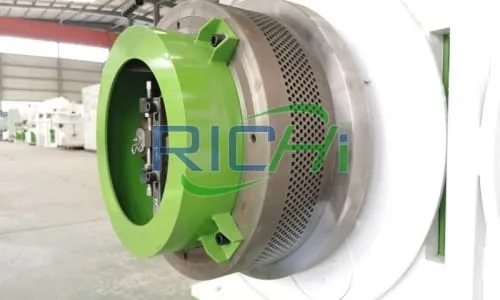 Ring die of the  wood pellet press