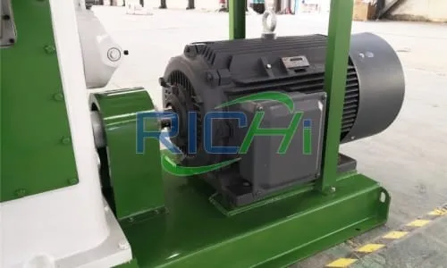 Siemens Motors of wood pellet press