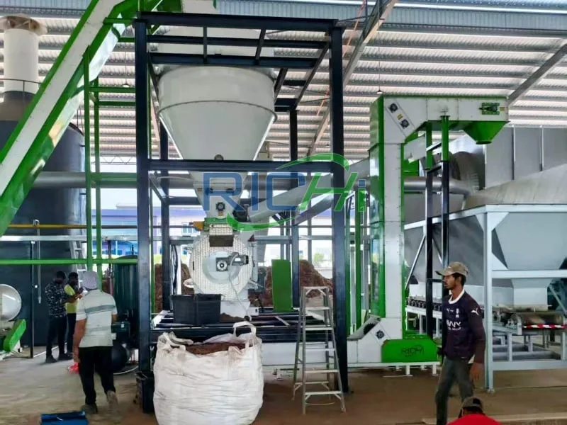 Wood Pellet Press Machine in Vietnam