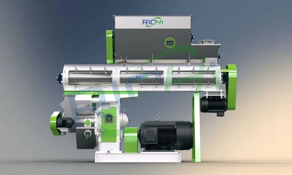 efficient animal feed pellet press