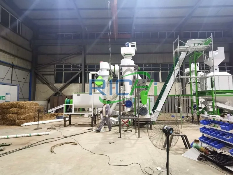Alfalfa Straw Pellet Mill Project Case
