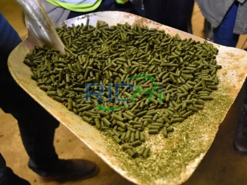 Alfalfa pellets have a protein content of up to 23%