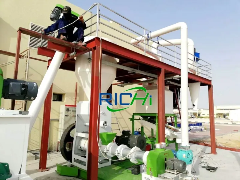1-1.5 T/H Fish Feed Pellet Making Machine