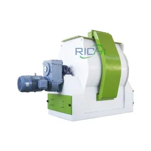 Twin-shaft paddle mixer