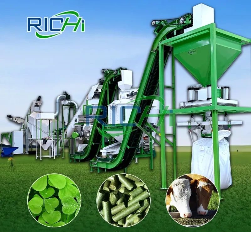 automated alfalfa pellet mill