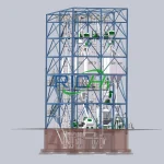 1T/h Sawdust Feed Pellet Production Line For Sale