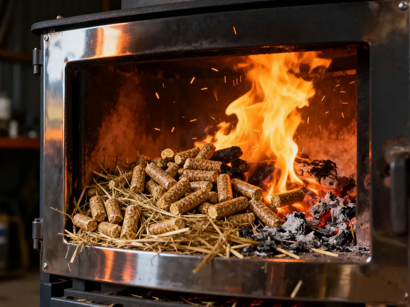 hay pellets as fuel