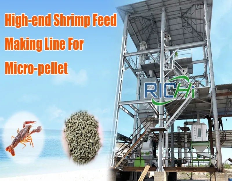 high end shrimp feed plant