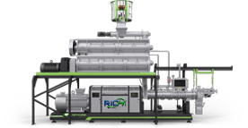 Twin screw extruder machine