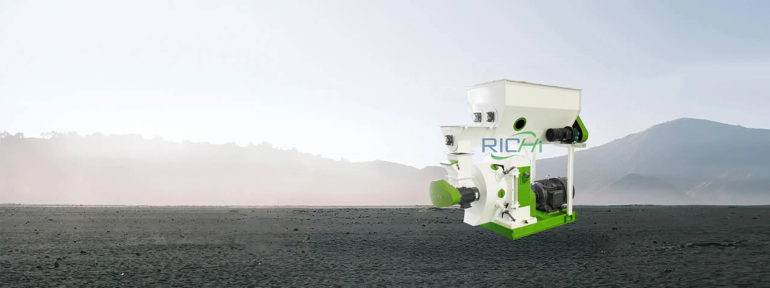 wood pellet machine banner