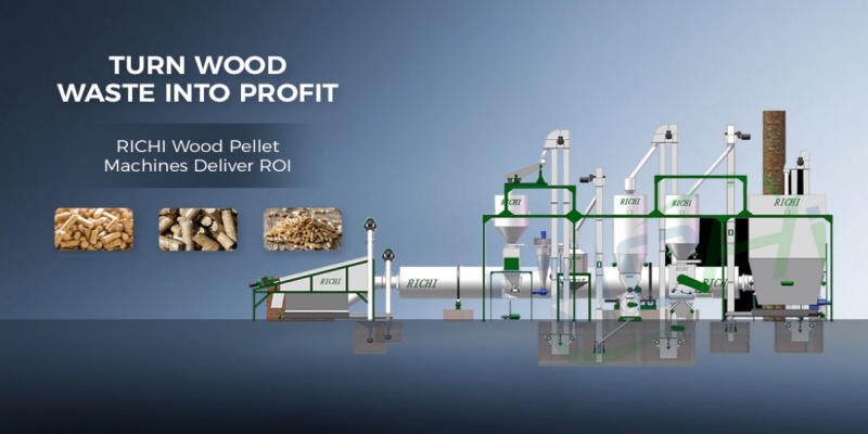 wood-pellet-machine-applied-in-production-line