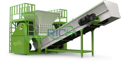 Wood shredder machine