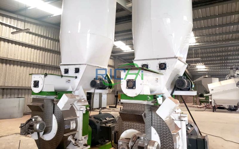 automatic sawdust pellet making plant in Thailand