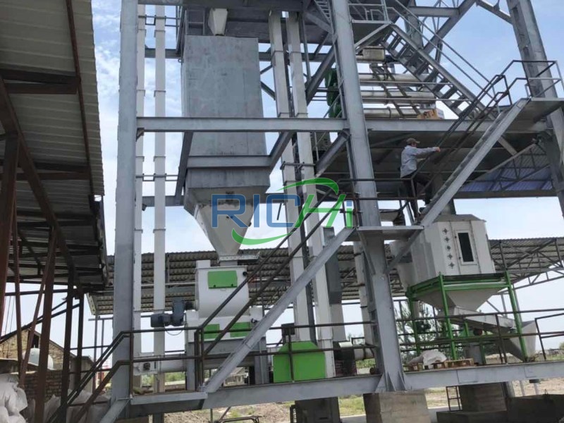 6-8T/H Cattle Feed Pellet Machine in Romania