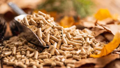 wood pellet product showcase
