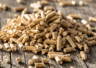 wood pellet produced by wood pellet making machine