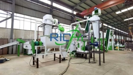 3-4 T/H Wheat Straw Pellet Mill in South Africa