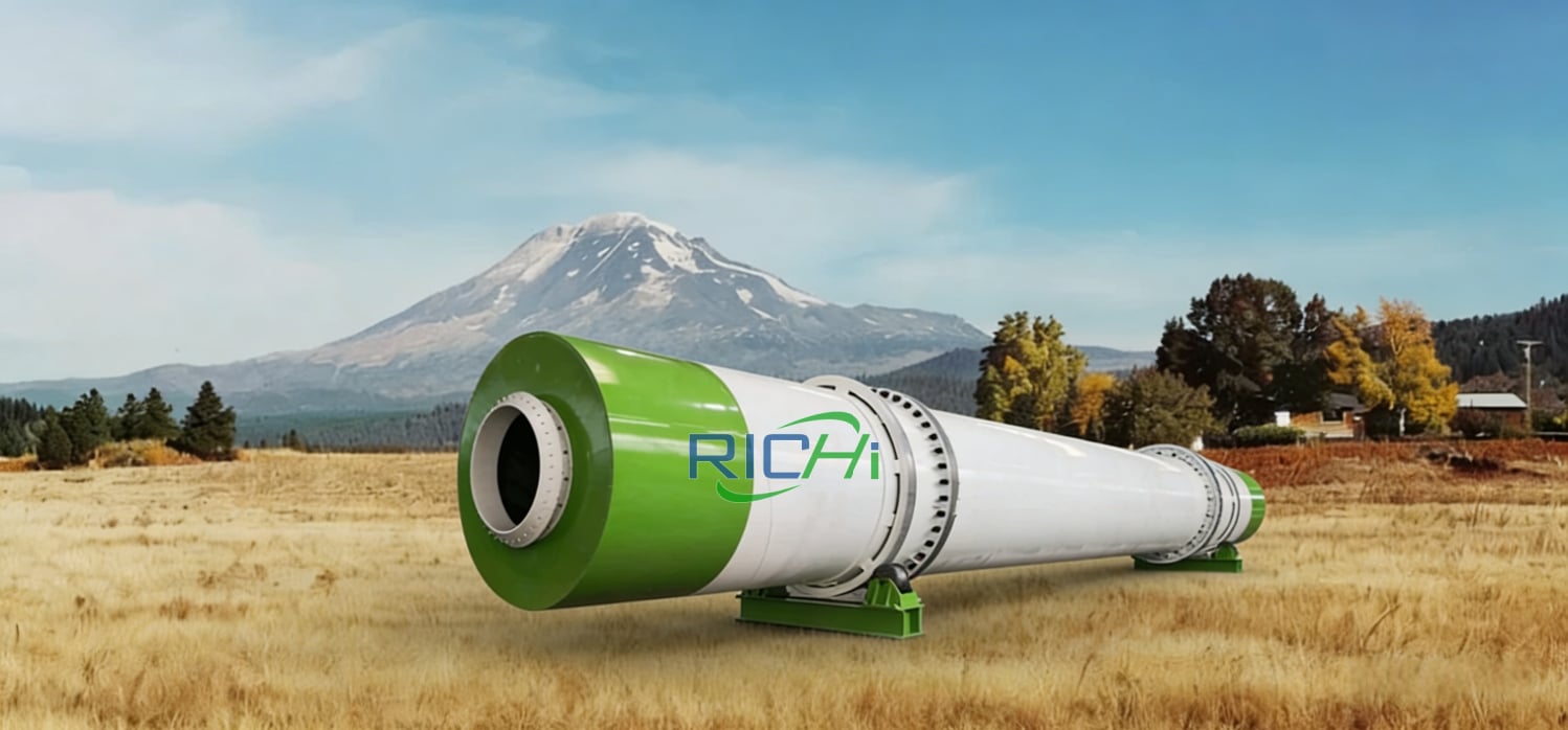 wood material drum dryer