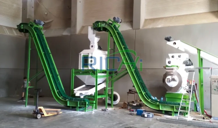 1-2 T/H Biomass Pellet Machine for Sale in Italy