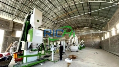 1-2 T/H Cattle Feed Pellet Mill for Sale in Uzbekistan